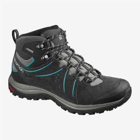 Salomon ELLIPSE 2 MID LTR GTX W Svart Tursko Dame [NO 8-UBN]